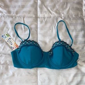 Malibu blue bikini top